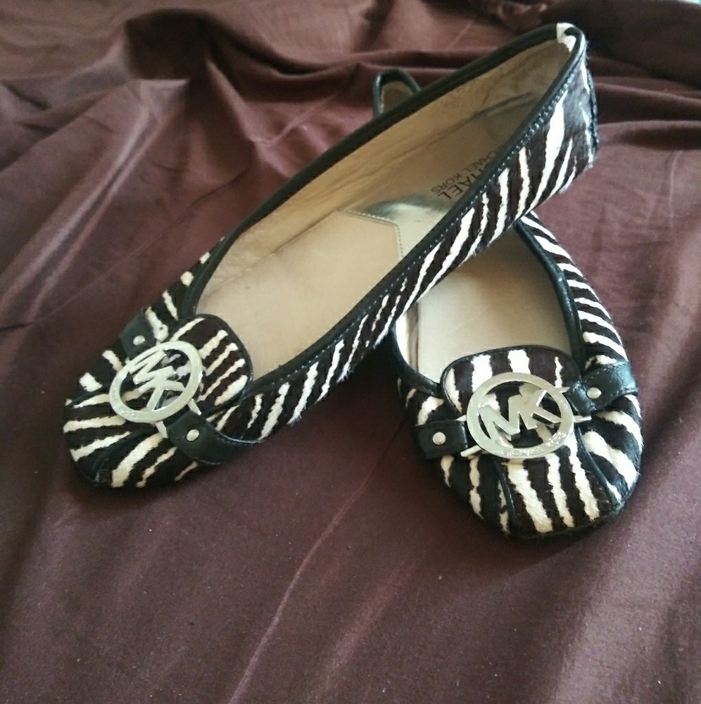 Michael Kors flats Zebra Fulton flats